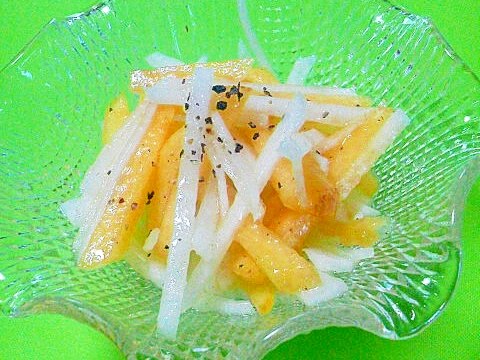 フレッシュ☆柿と大根のサラダ
